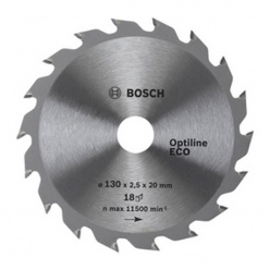 Диск пильный по дереву Bosch Optiline ECO 150х20/16мм 18T (783)