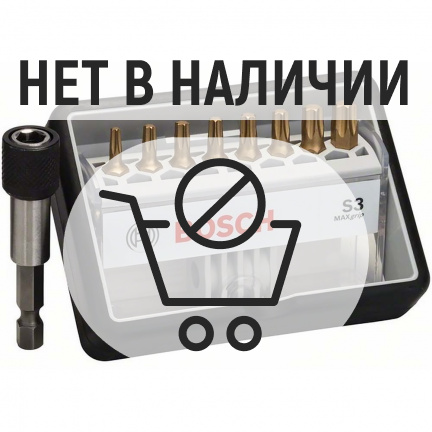 Набор бит Bosch Tх25мм TIN Robust Line + держатель 8шт (576)