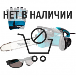 Электрическая цепная пила Makita UC3541A + перчатки L + Очки защитные