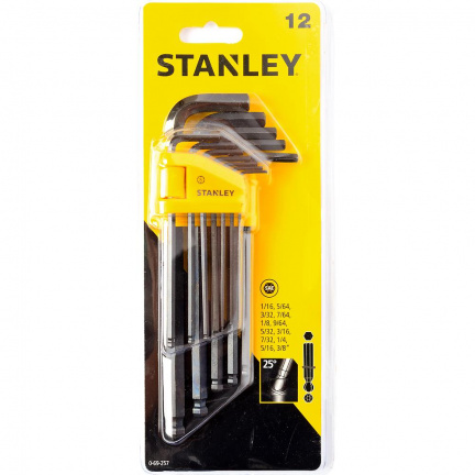 Набор шестигранных торцевых ключей STANLEY 12шт 0-69-257