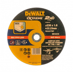 Круг отрезной по металлу DeWalt EXTREME DT43939 230х1.9х22.2мм
