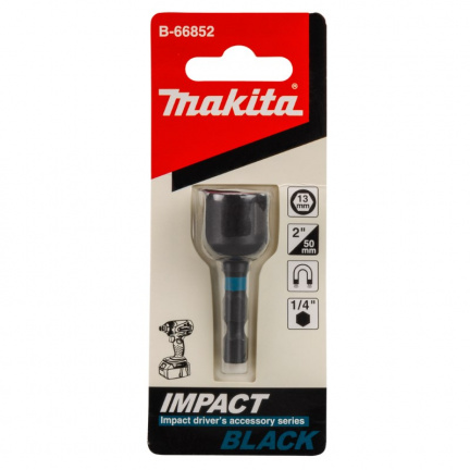 Головка Makita магнитная торцевая 1/4" 13x50мм (B-66852)