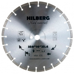 Диск алмазный по бетону Hilberg Hard Materials 350x25.4мм (HM108)