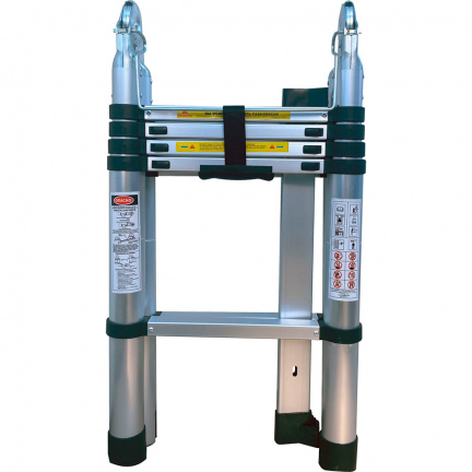 Лестница алюминиевая Алюмет двухсекционная 2x5 ступеней (DTLH 1.6)