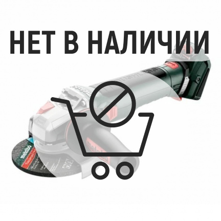 Машина шлифовальная угловая аккумуляторная Metabo W 18 LT BL 11-125 (без акк, без з/у)