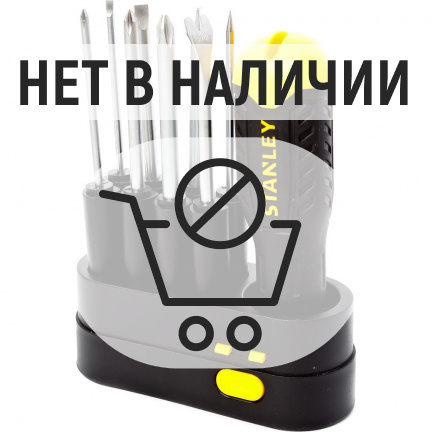 Набор отвертка с битами STANLEY 10 предметов 0-62-511