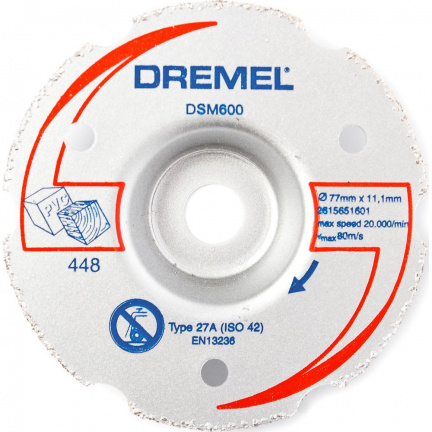 Многофункциональны диск для резки заподлицо Dremel 600 для DSM20