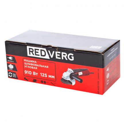 Машина шлифовальная угловая REDVERG RD-AG91-125E